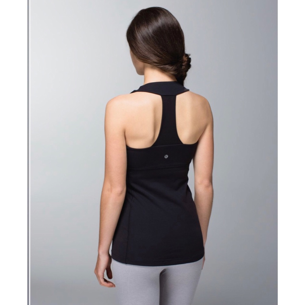 Lululemon Scoop Neck Tank - BLACK